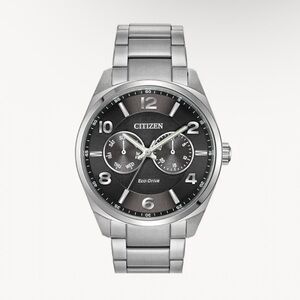 NWOB Citizen Eco-Drive Corso Stainless Steel Men's Watch AO9020-84E